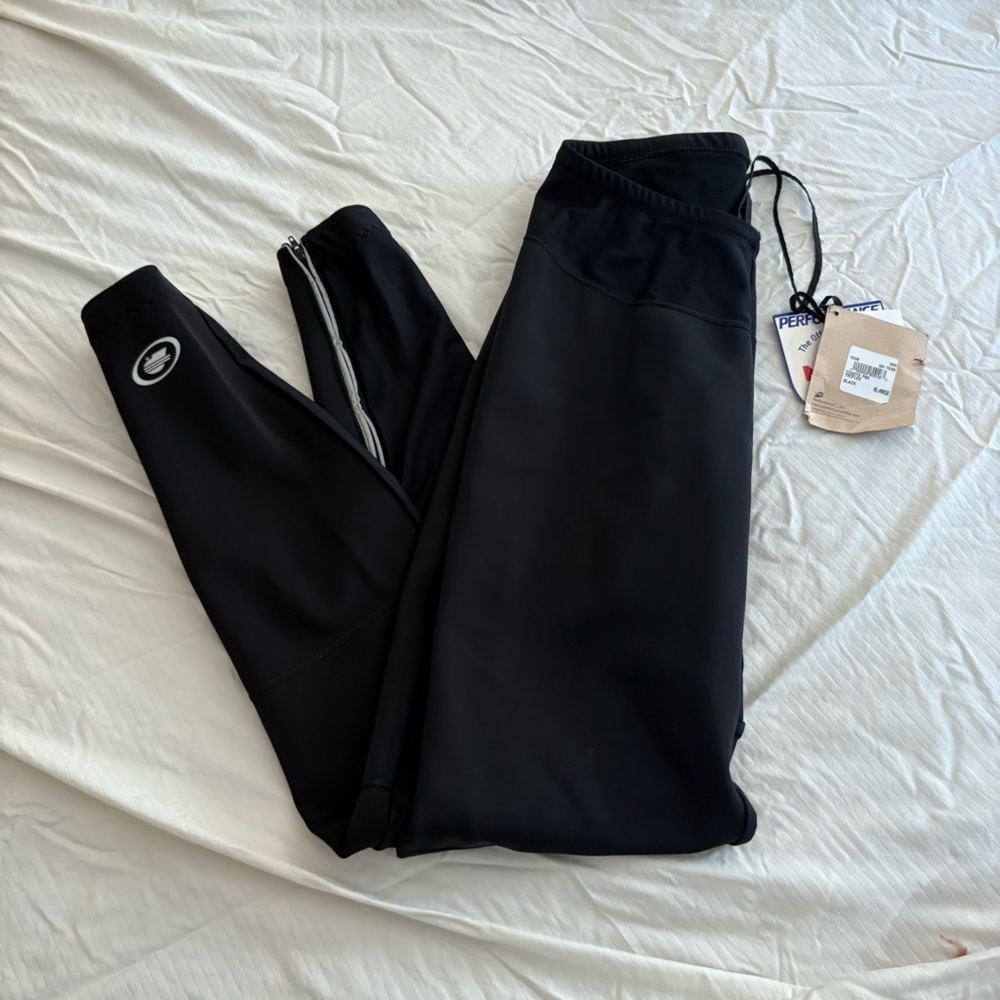 Performance Bike Men’s Black Athletic Biking Cycling Leggings Pants